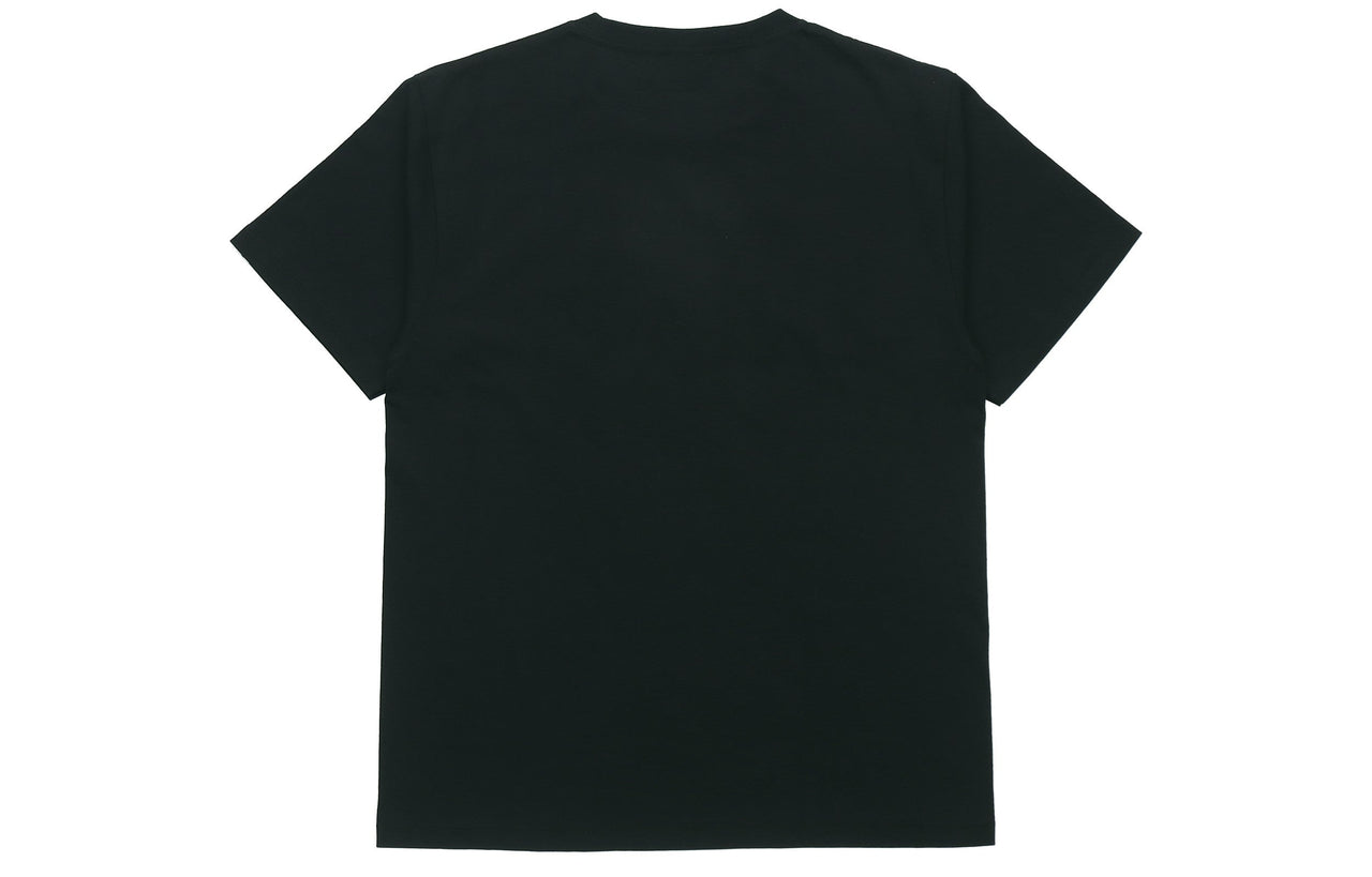 A Bathing Ape Shark Face Half Zip T-Shirt 'Black' BAPE19SS-009