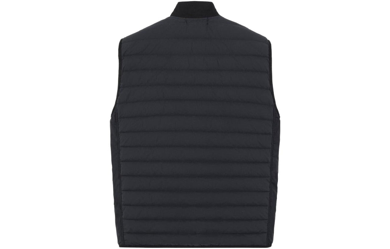 STONE ISLAND Loom Woven Lightweight Down Gillet 'Black' 7415G0225-V0029