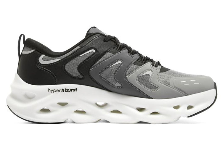 Skechers Go Run Swirl Tech Glide-Step Hyper Burst 'Black Grey White' 220301-BKW