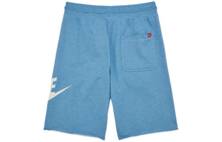 Men's Nike Large Logo french terry Athleisure Casual Sports Shorts Blue AT5268-462