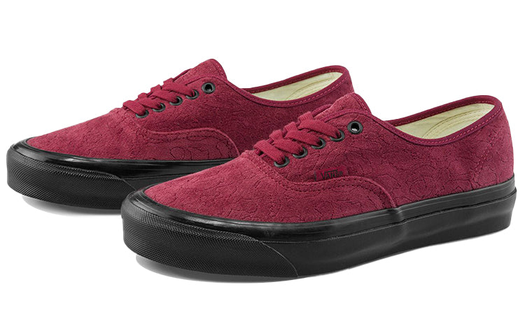 Vans OG Authentic LX 'Velvet Emboidery - Leopard Pomegranate' VN0A4BV99RH