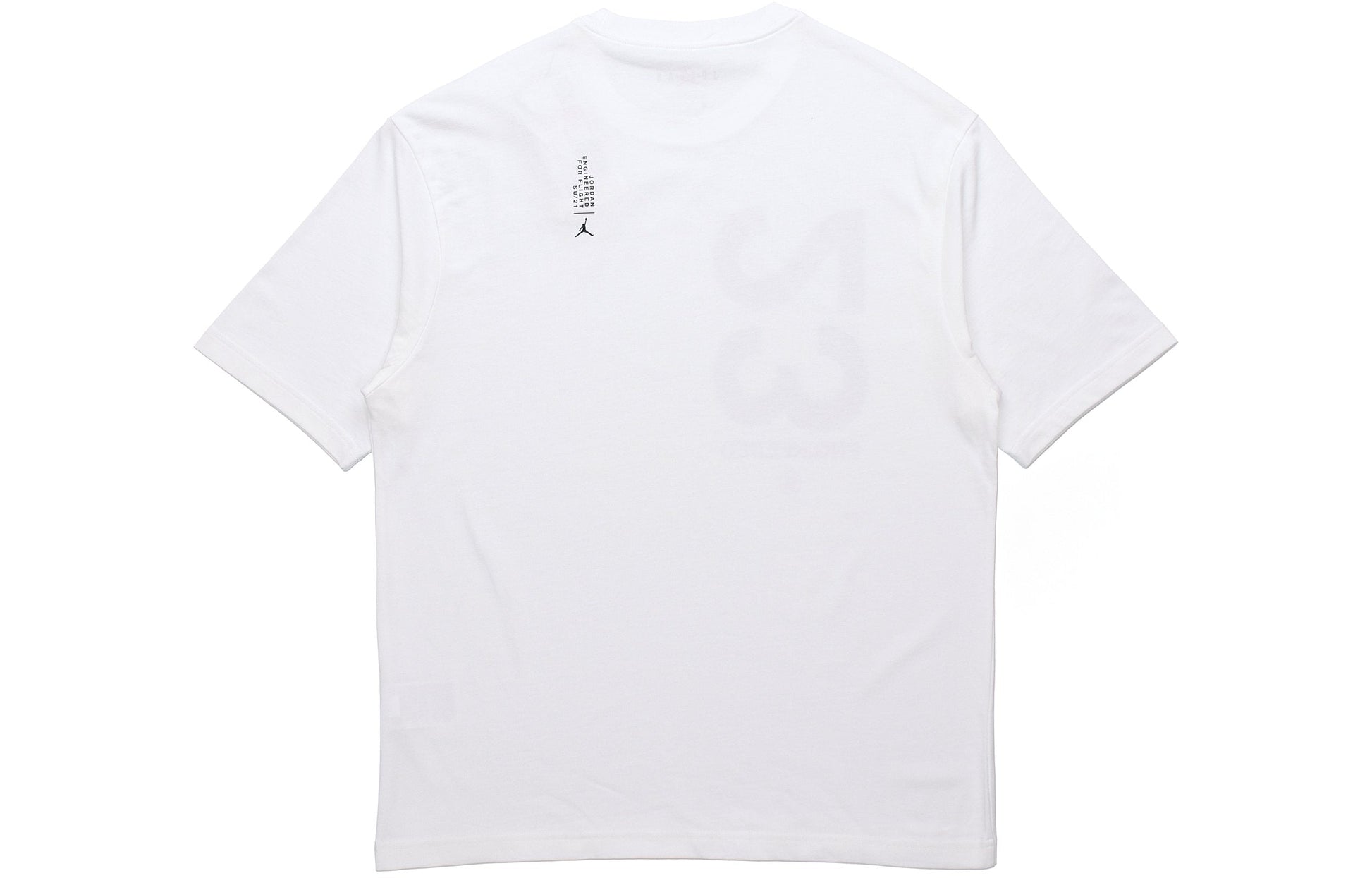 Air Jordan 23 Engineered Alphabet Printing Casual Sports Round Neck Short Sleeve White CZ4909-100