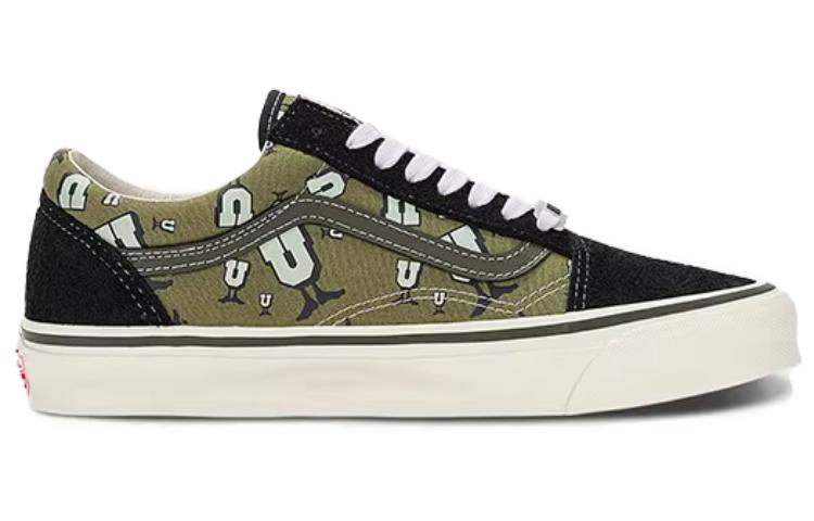 Vans x Undefeated Old Skool U-Man 'Black Green' VN0A4P3XGRN
