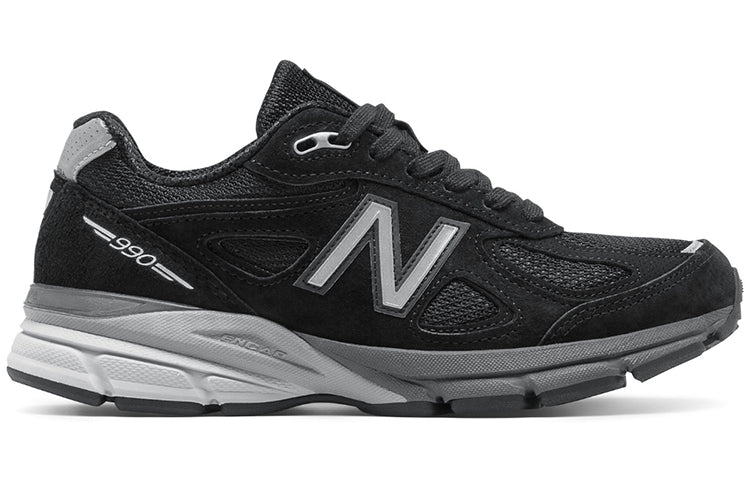 (WMNS) New Balance 990v4 Made In USA 'Black Silver' W990BK4