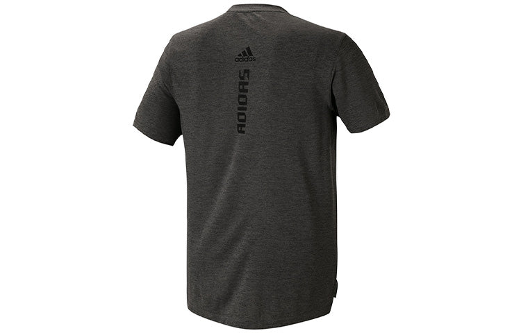 adidas 3-BAR TECH TEE Logo Sports Short Sleeve Black GR7102