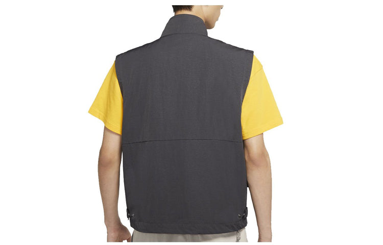 Men's Nike ACG Functional Multiple Pockets Casual Sports Stand Collar vest Black CK7237-060