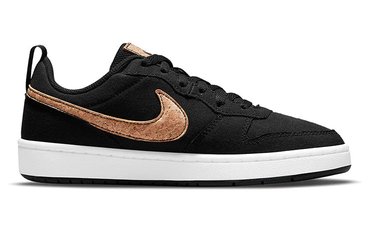(GS) Nike Court Borough Low 2 Canvas 'Black Cork' DC7949-001
