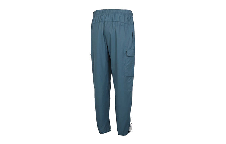 Nike Sportswear Logo Small Label Embroidered Woven Cargo Long Pants Gray Green Graygreen CU4326-058