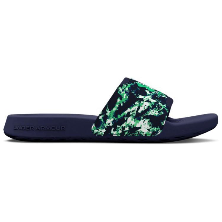 Under Armour Ignite Select Graphic Slides 'Black Green' 3027220-401