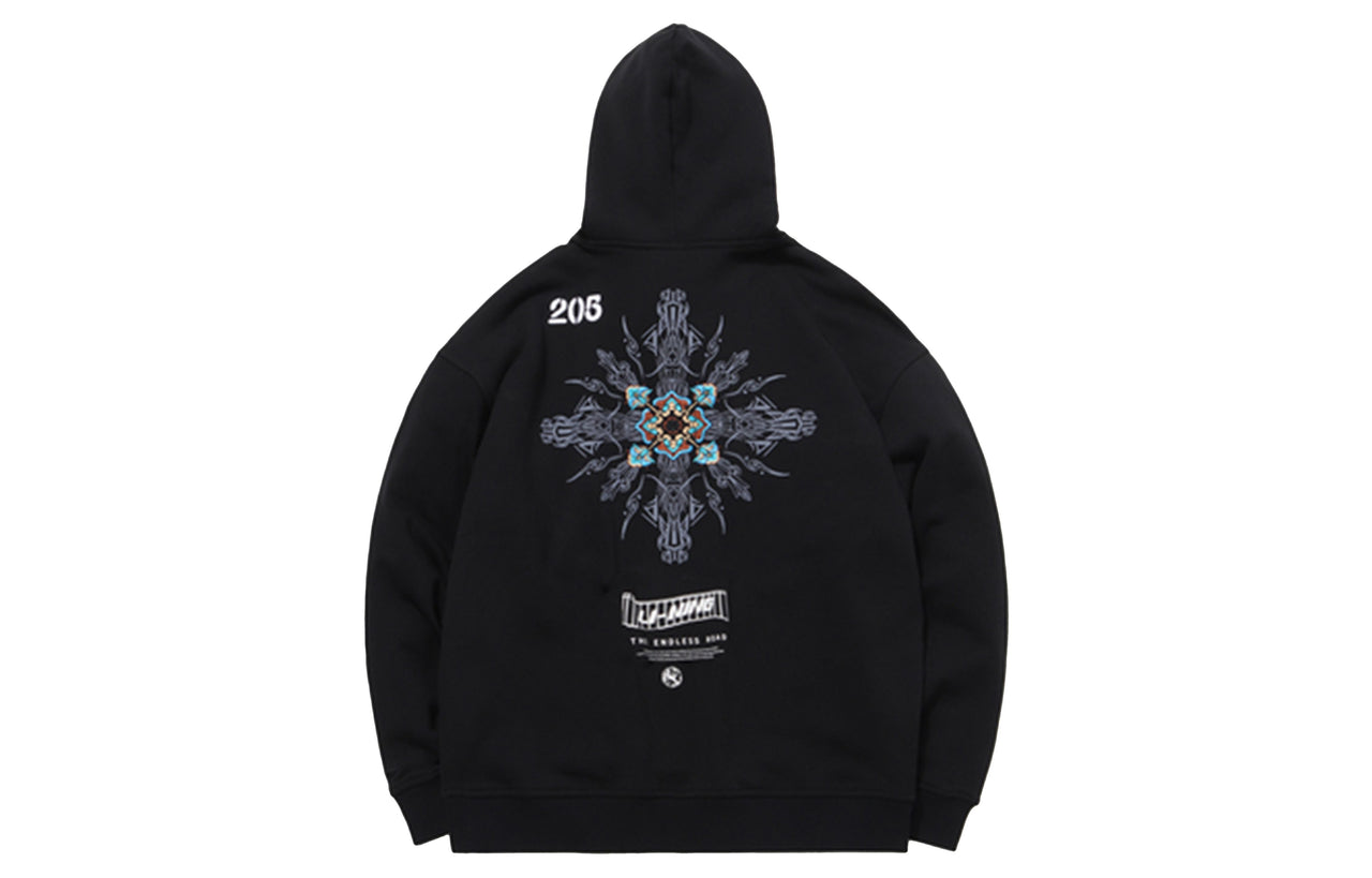 Li-Ning Cheng Feng Series x Dunhuang Museum Crossover Sports Pullover 'Black' AWDQC51-3