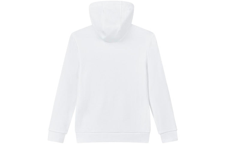 FILA Print Monogrammed Sports Hooded Jumper For Men White F11M018206G-WT