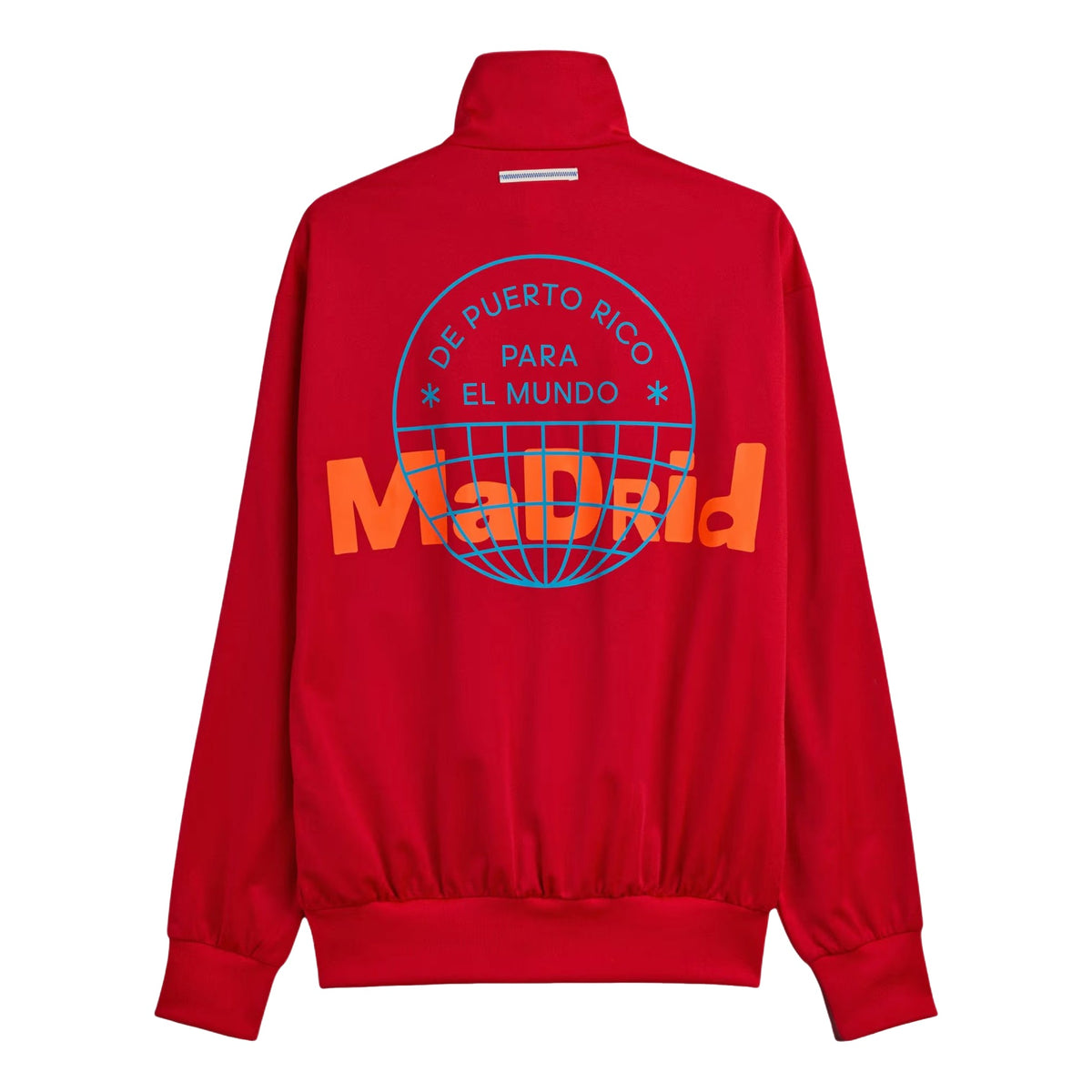 adidas x Bad Bunny DTmF Tour Merch Madrid Firebird Track Jacket 'Red' LG9055
