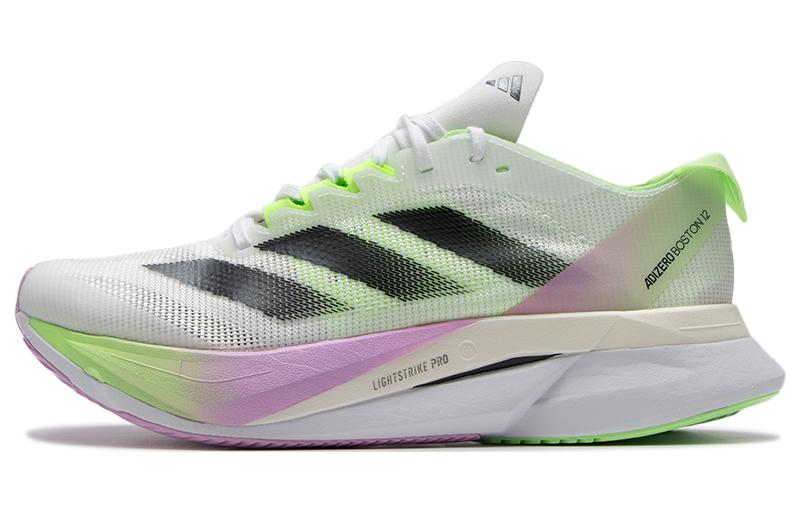 (WMNS) adidas Adizero Boston 12 'White Green' IG3328