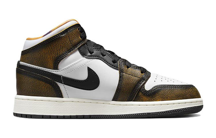 (GS) Air Jordan 1 Mid SE 'Wear-Away - Taxi' DQ8418-071