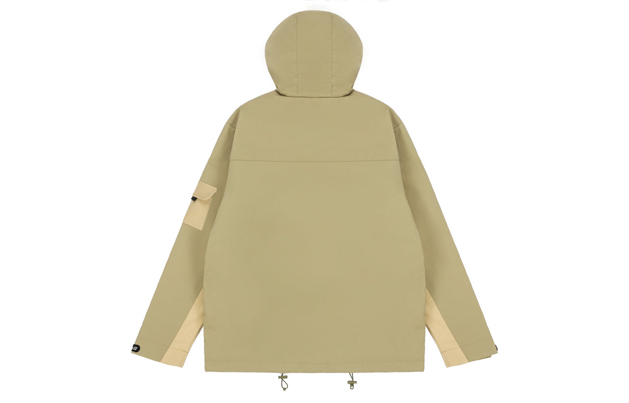 New Balance Men's New Balance Multiple Pockets Woven Hooded Jacket Khaki AMJ21356-TCO