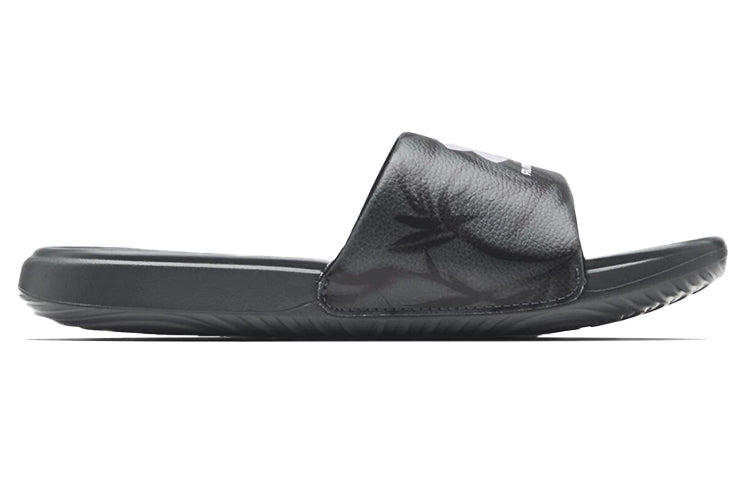 (WMNS) Under Armour Ansa Graphic Slipper Black 3024436-102