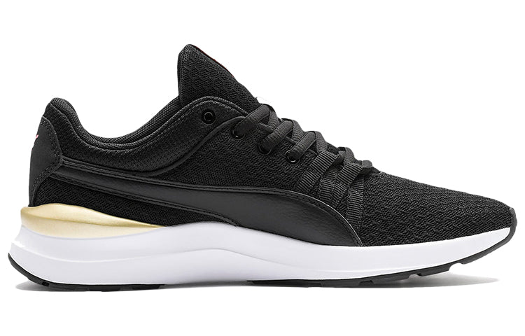 (WMNS) PUMA Adela Core Black/White/Gold Low sneakers 370544-01