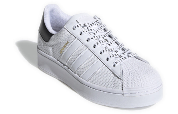 (WMNS) adidas Superstar Bold 'White Black' FV3443