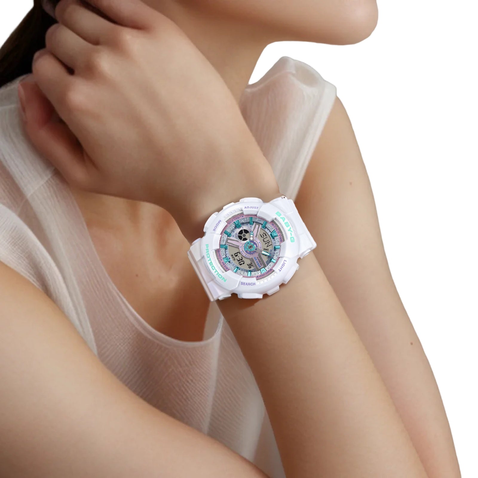 CASIO Baby-G BGA-110 Series 'White' BA-110MC-7A