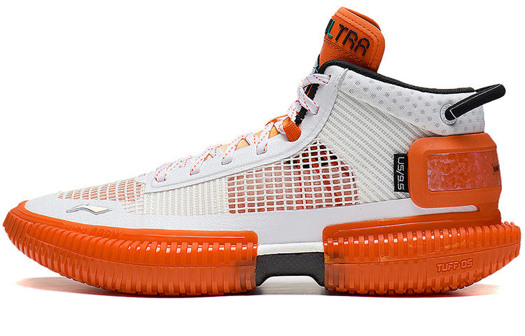 Li-Ning BadFive 3 Ultra Mid 'White Orange' ABFS011-9