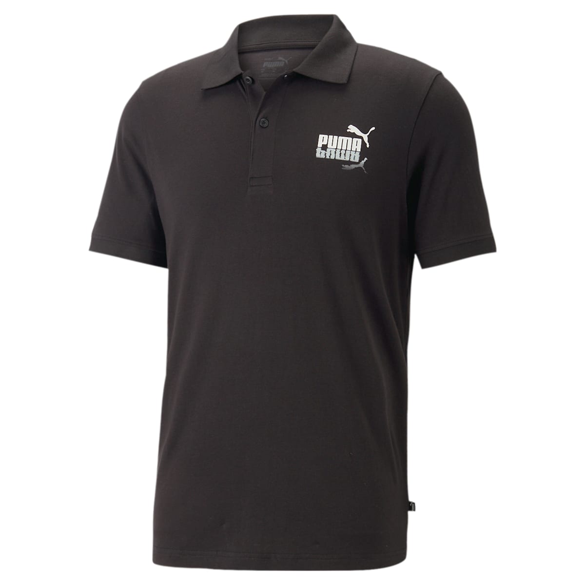 PUMA Summer Splash Graphic Polo Shirt 'Black' 677097-01