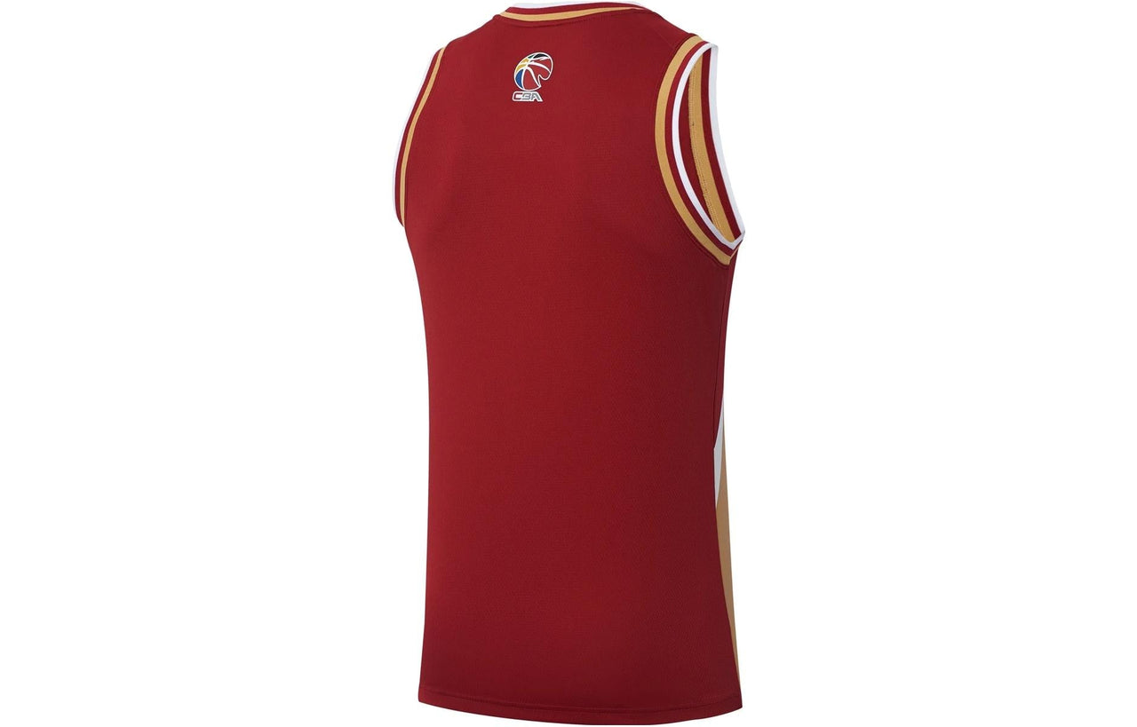 Li-Ning CBA Zhejiang Golden Bulls Basketball Jersey 'Red' AAYS389-2