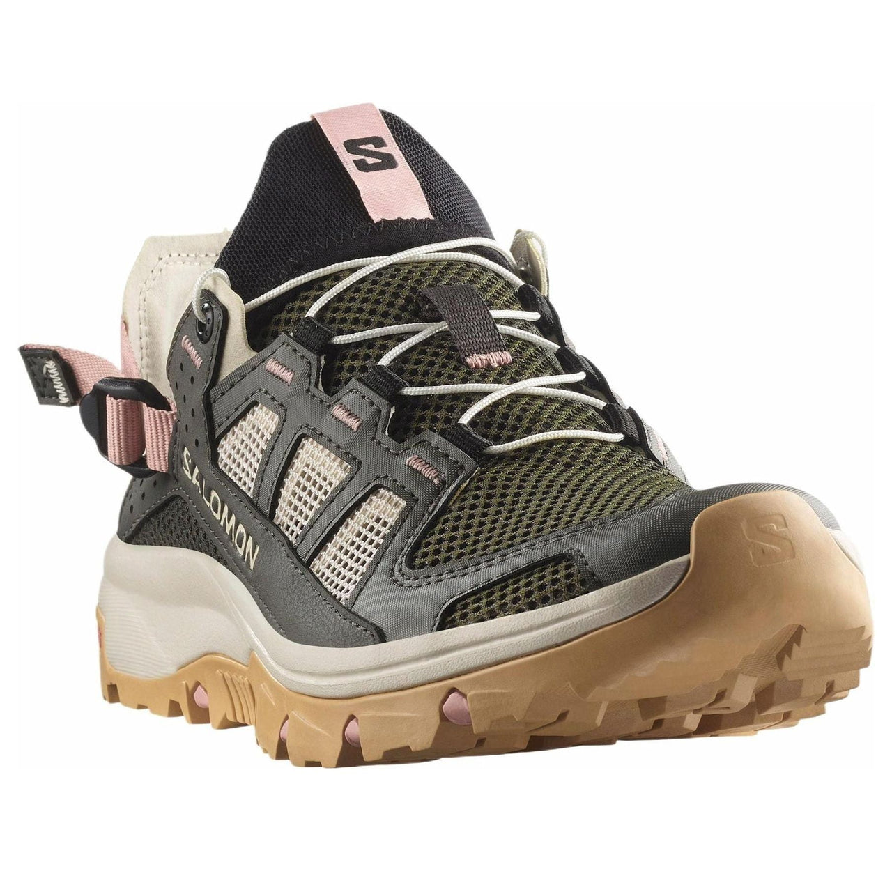 (WMNS) SALOMON Techamphibian 5 'Dark Grey Peach Pink' 477508