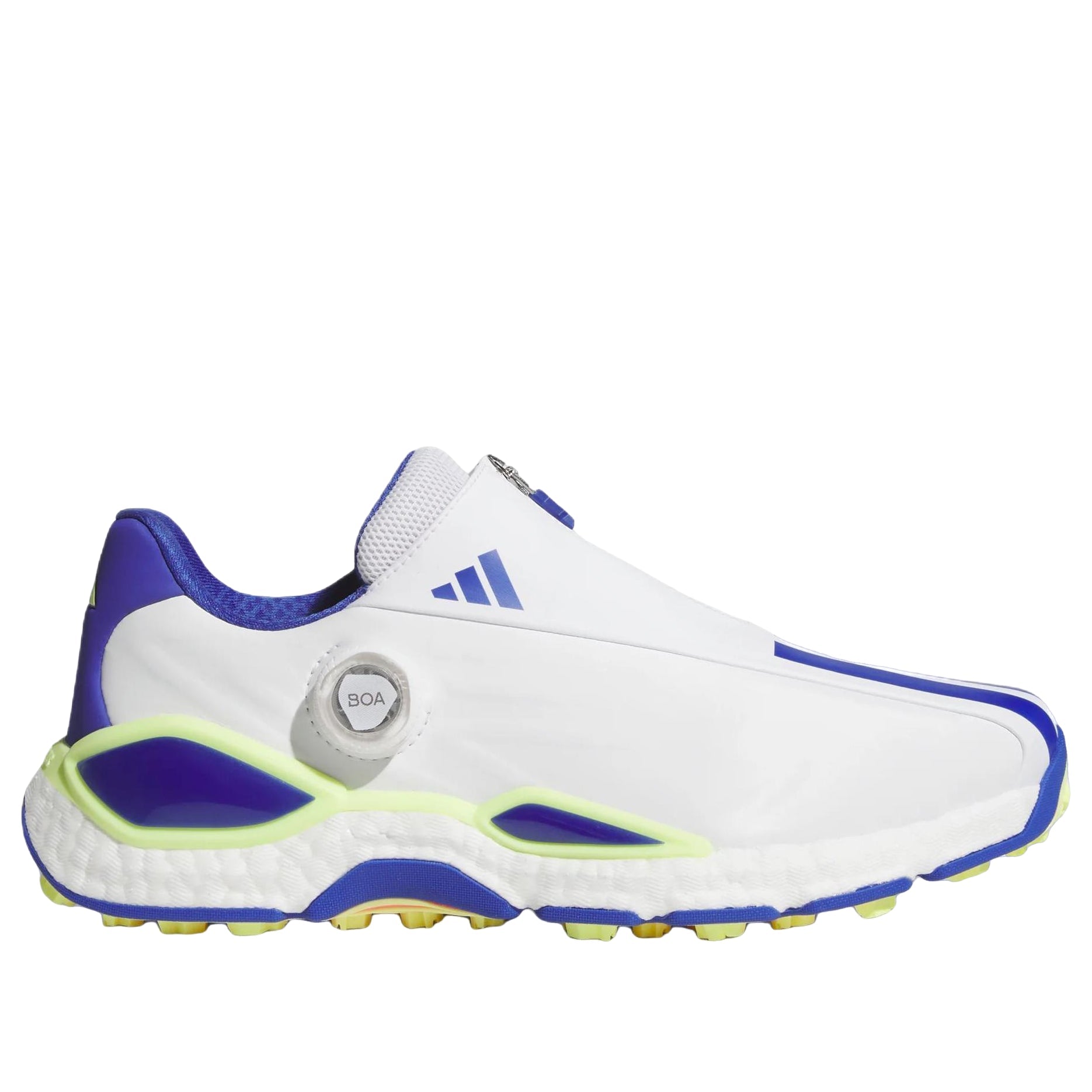 adidas Codechaos 27 Boa Spikeless Golf 'White Dual Indigo Frozen Lemon' KI5739