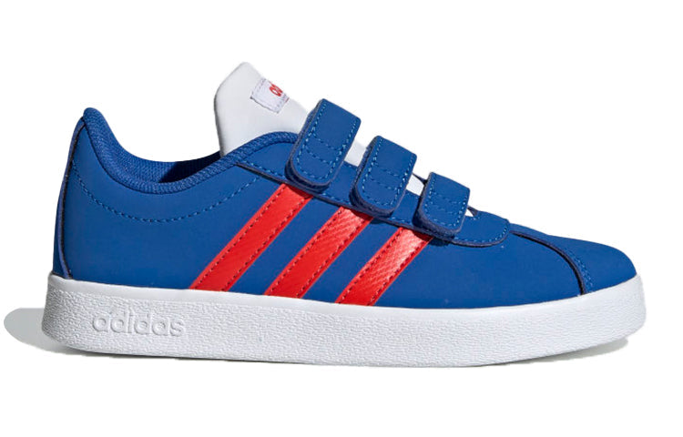 (PS) adidas VL Court 2.0 'Blue Red' EE6904