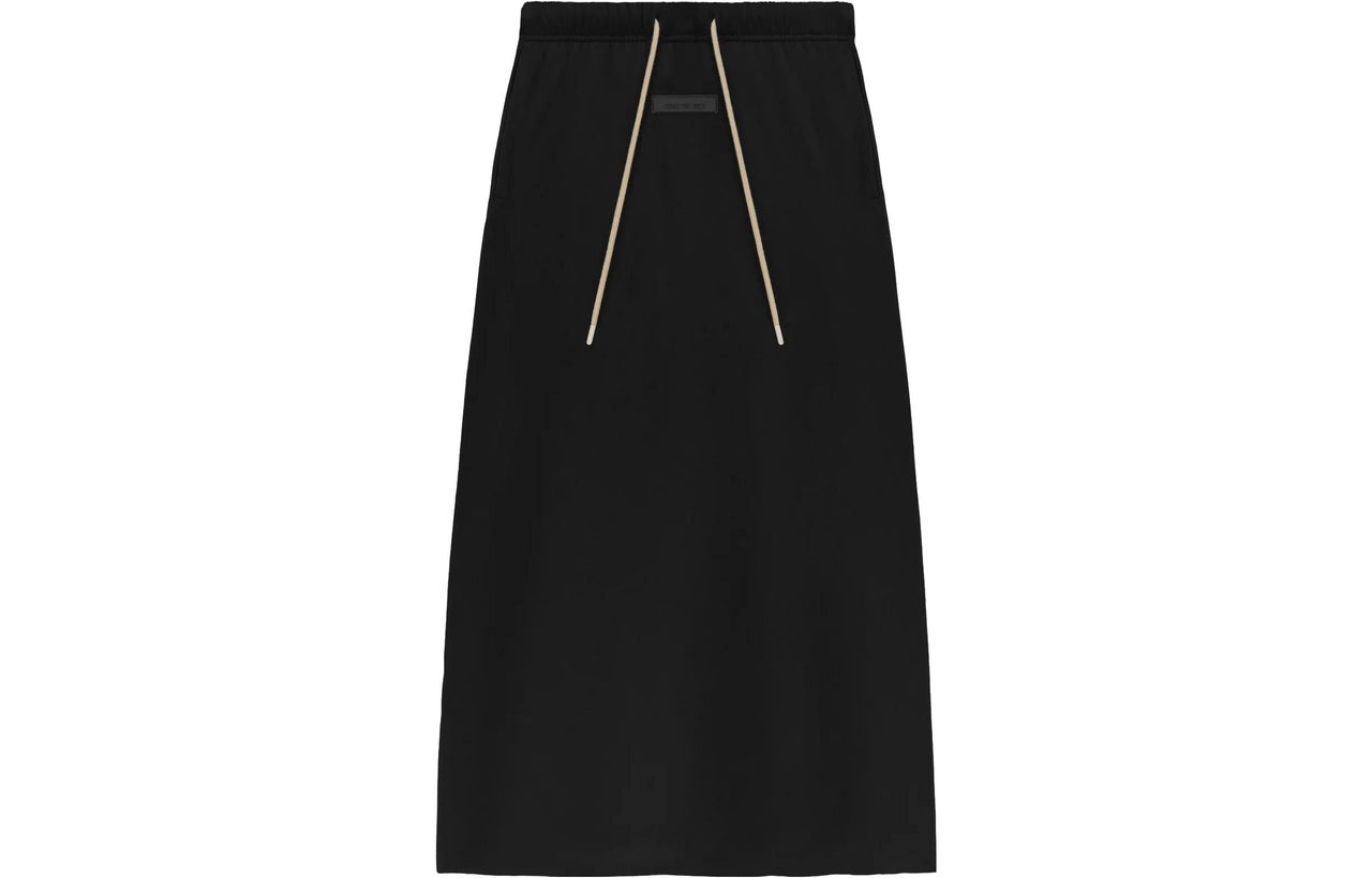 (WMNS) Fear of God Essentials FW23 Jersey Skirt 'Jet Black' 160BT235000FW