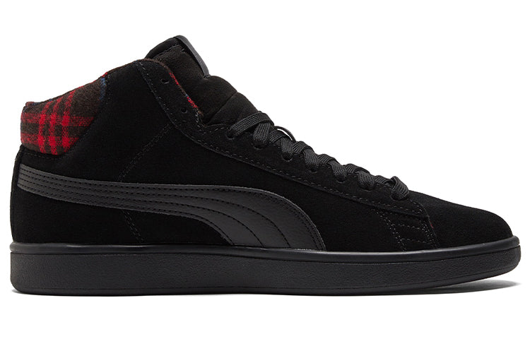PUMA Smash v2 Mid WTR 'Plaid - Black' 385174-01