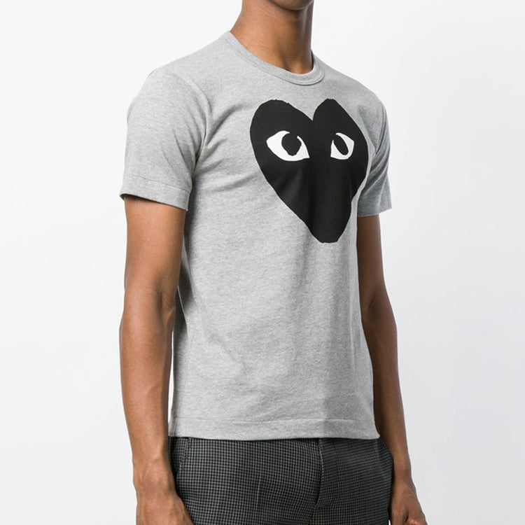 COMME des GARCONS PLAY T-Shirt Big Black Heart 'Grey' AZ-T084-051-1