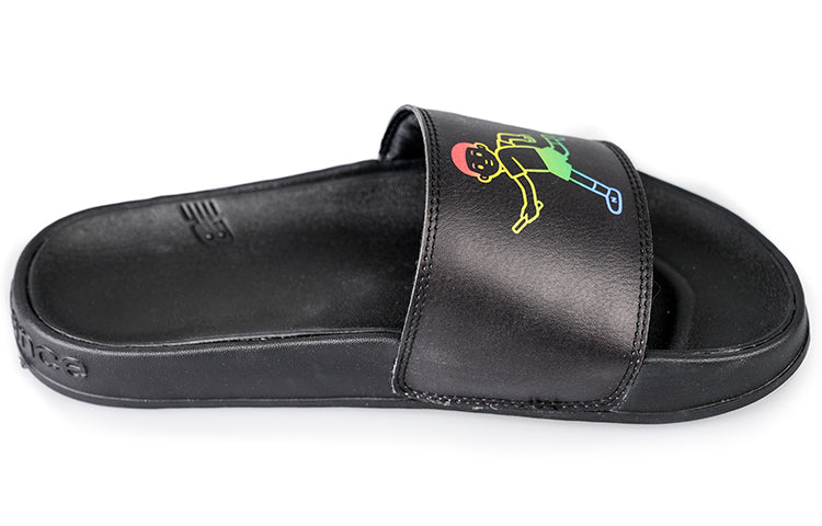 New Balance x Noritake Black Slippers SMF200NB