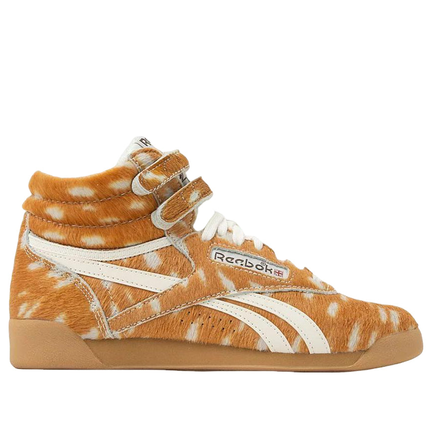 (WMNS) Reebok Freestyle Hi Shoes 'Doe Chalk Gum' 100263873