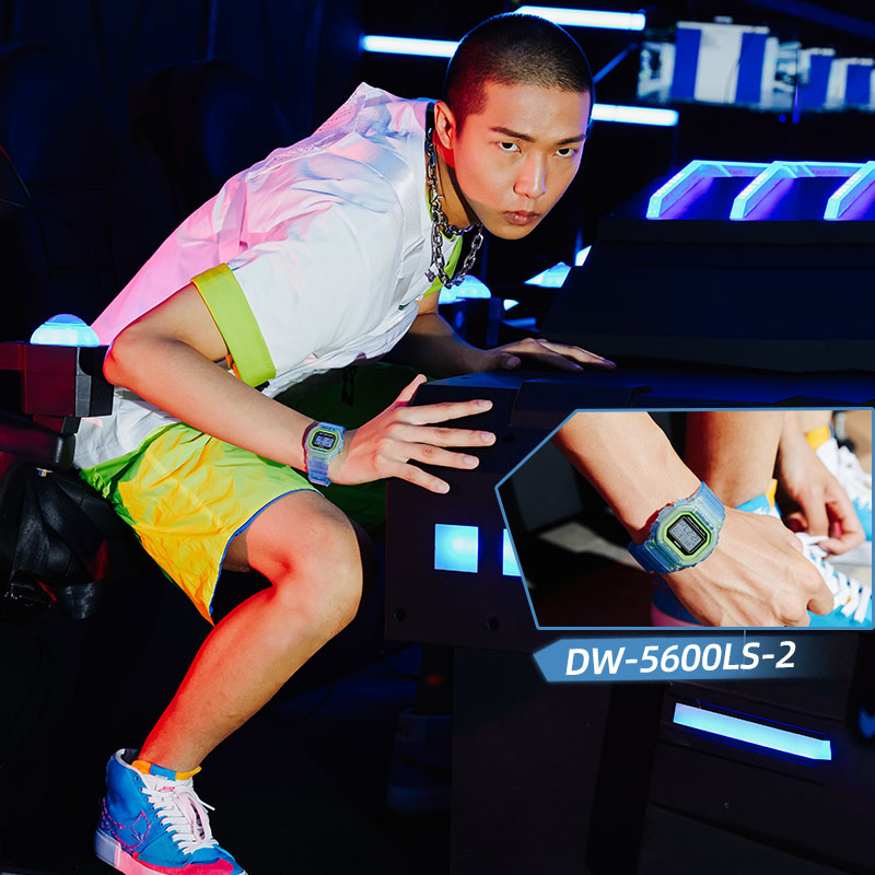CASIO G-Shock Square 'Light Blue' DW-5600LS-2PR