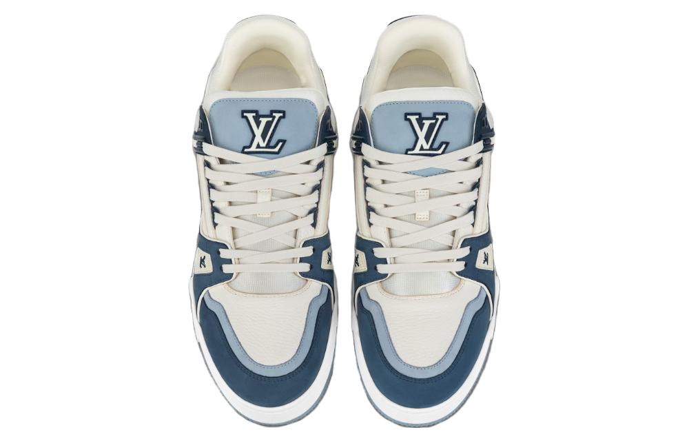 LOUIS VUITTON LV Traainers 'White Blue' 1ABLUP