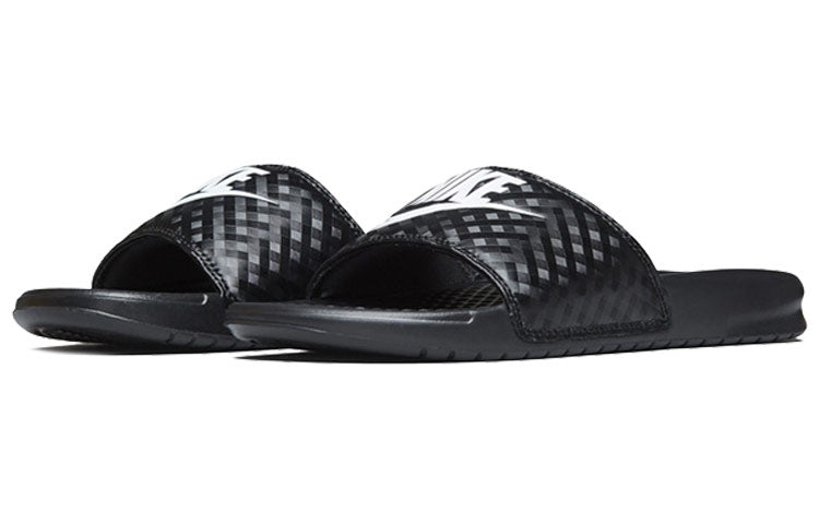 (WMNS) Nike JDI Benassi Slides 'Black Diamond Pattern' 343881-011