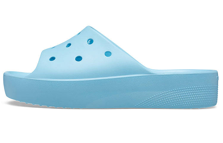 (WMNS) Crocs Classic Platform Slide 'Arctic' 208180-411