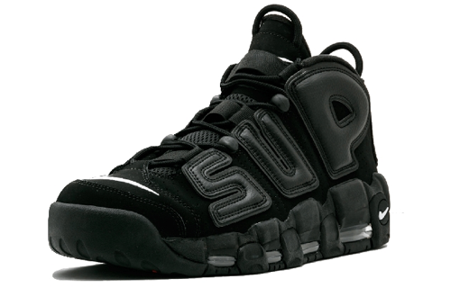 Nike x Supreme Air More Uptempo 'Black' 902290-001