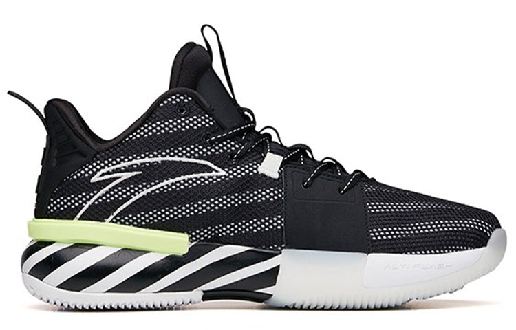ANTA KT Shock The Game 5 Impact 1.0 Basketball Shoes 'Black White' 112131605-5
