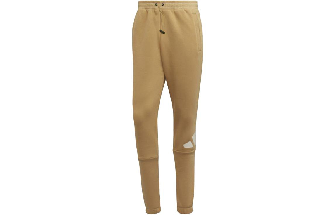 adidas Logo Printed Track Pants Asia Sizing 'Tan' HI1183