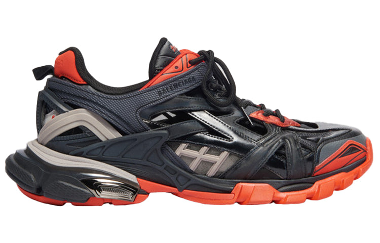 Balenciaga Track.2 Trainer 'Black Red Grey' 568614W2GN31350