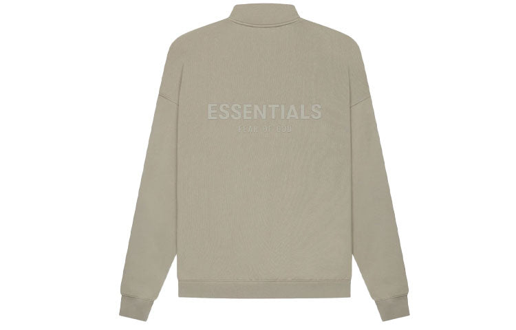 Fear of God Essentials SS21 Mockneck Half Zip 'Moss' FOG-SS21-581