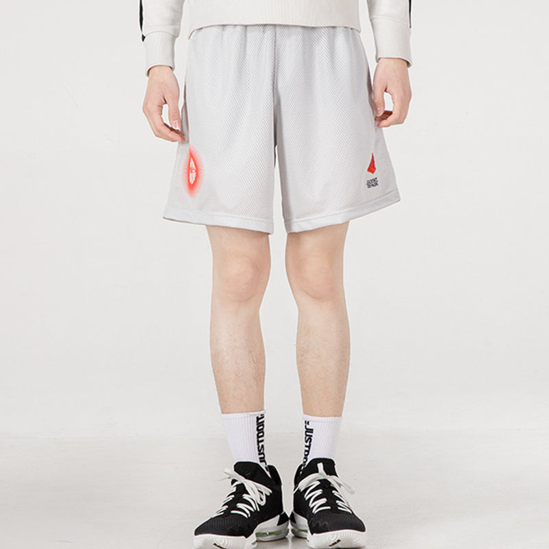 Men's Nike Cozy Basketball Training Breathable Sports Shorts White DA6703-025
