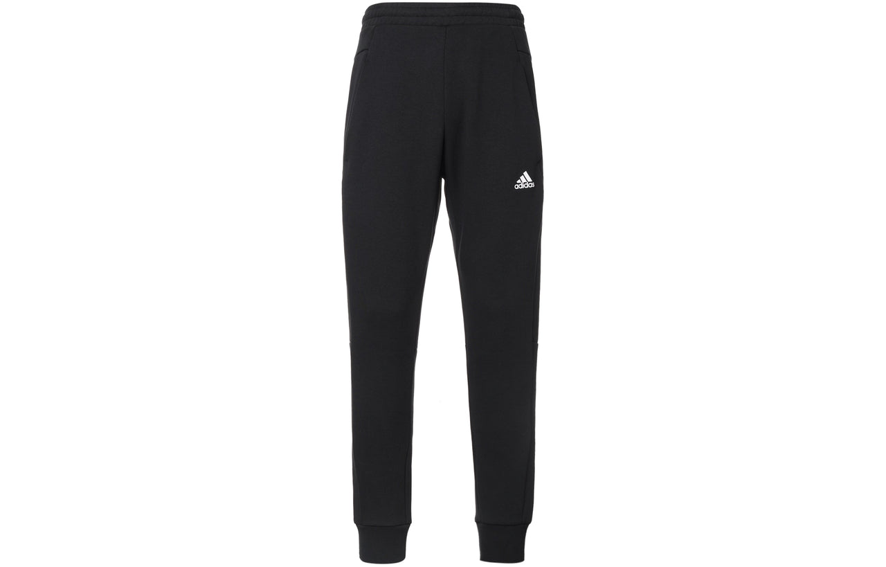 adidas Casual Sports Training logo Bundle Feet Long Pants Black GP1013