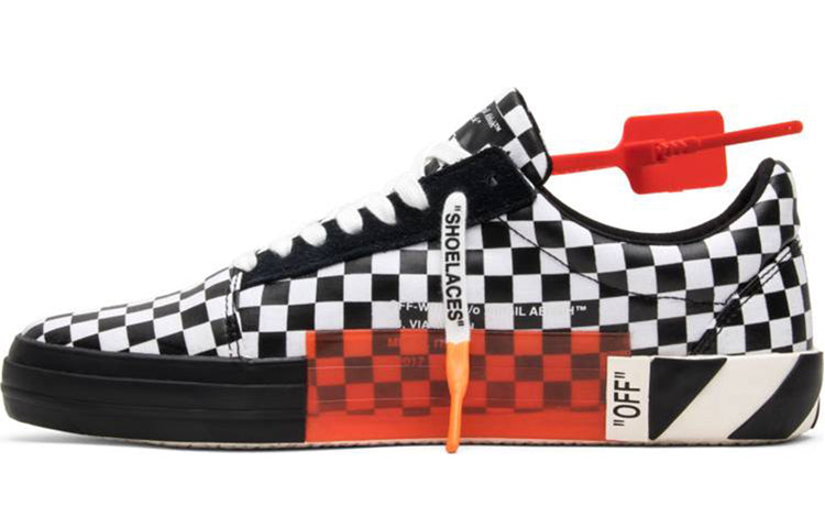 Off-White Vulc Low Top 'Checkered Black White' OMIA085E183510019900