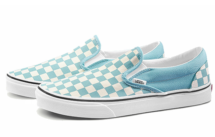 Vans Classic Slip-On 'Aqua Haze Checkerboard' VN0A38F7VLU