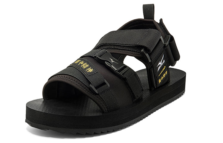 Mizuno x Crossover Black Sandals D1GH211001