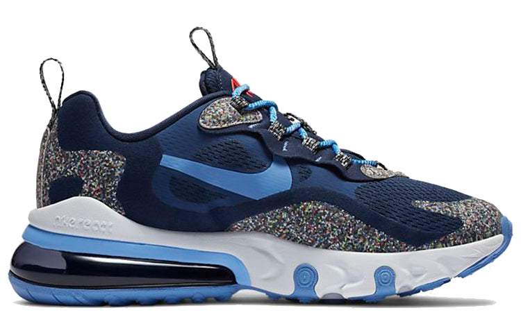 (GS) Nike Air Max 270 React SE 'Grey Blue' CN8282-400