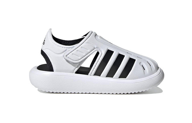 (TD) adidas Summer Closed Toe Water Sandal 'White Black' GW0388